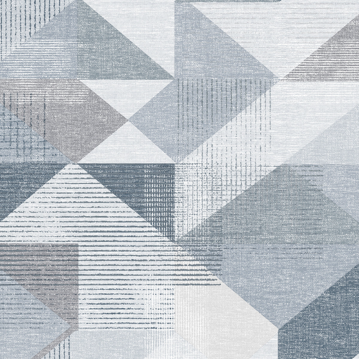 Silk Screen Geometric Wallpaper