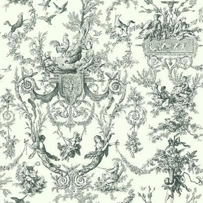 toile de jouy scenic classical Victorian vintage historical