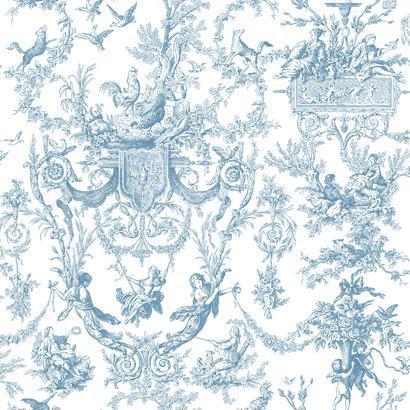 toile de jouy scenic classical Victorian vintage historical
