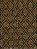 TA91600. Black bg.  Copper geo design
