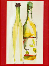 Load image into Gallery viewer, KB79733N. Red bg. Wine and cheese border