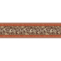 Rust and brown leaf border. Bg1685bd
