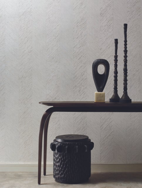 Metallic Chevron Wallpaper