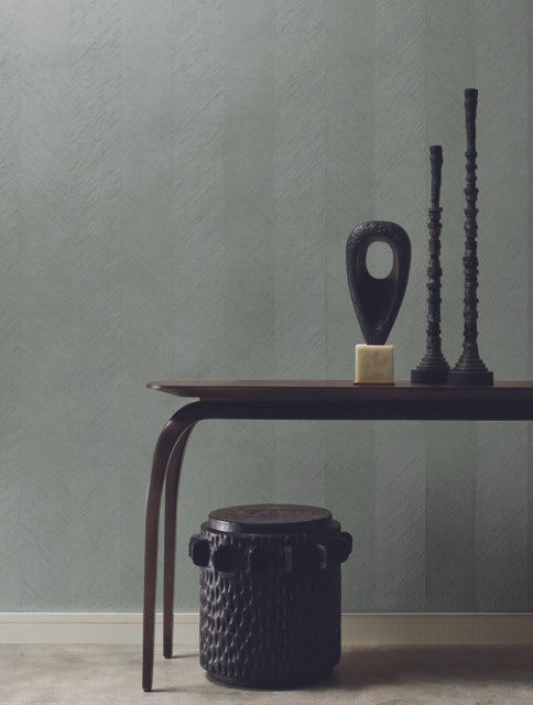 Metallic Chevron Wallpaper