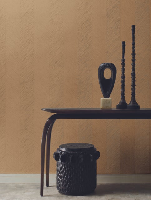 Metallic Chevron Wallpaper