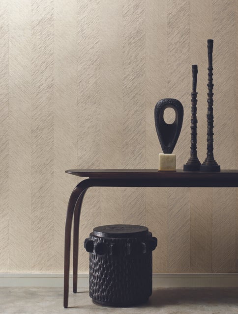 Metallic Chevron Wallpaper