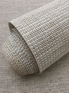 Paper and Thread Weave Wallpaper