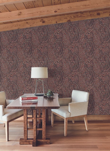 Kashmir Dreams Paisley Wallpaper