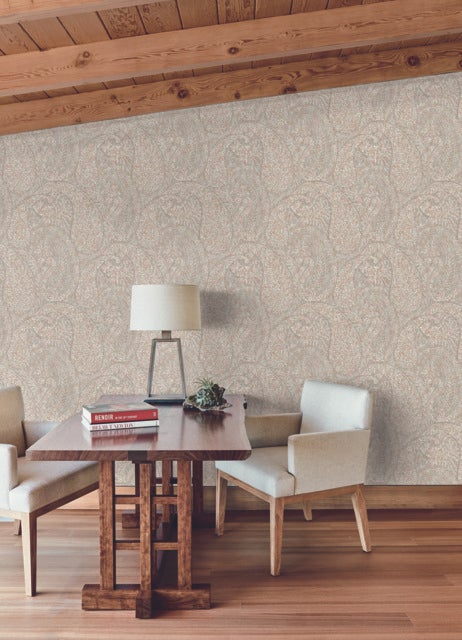 Kashmir Dreams Paisley Wallpaper