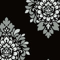 Bw28737. Black bg.damask w/silver