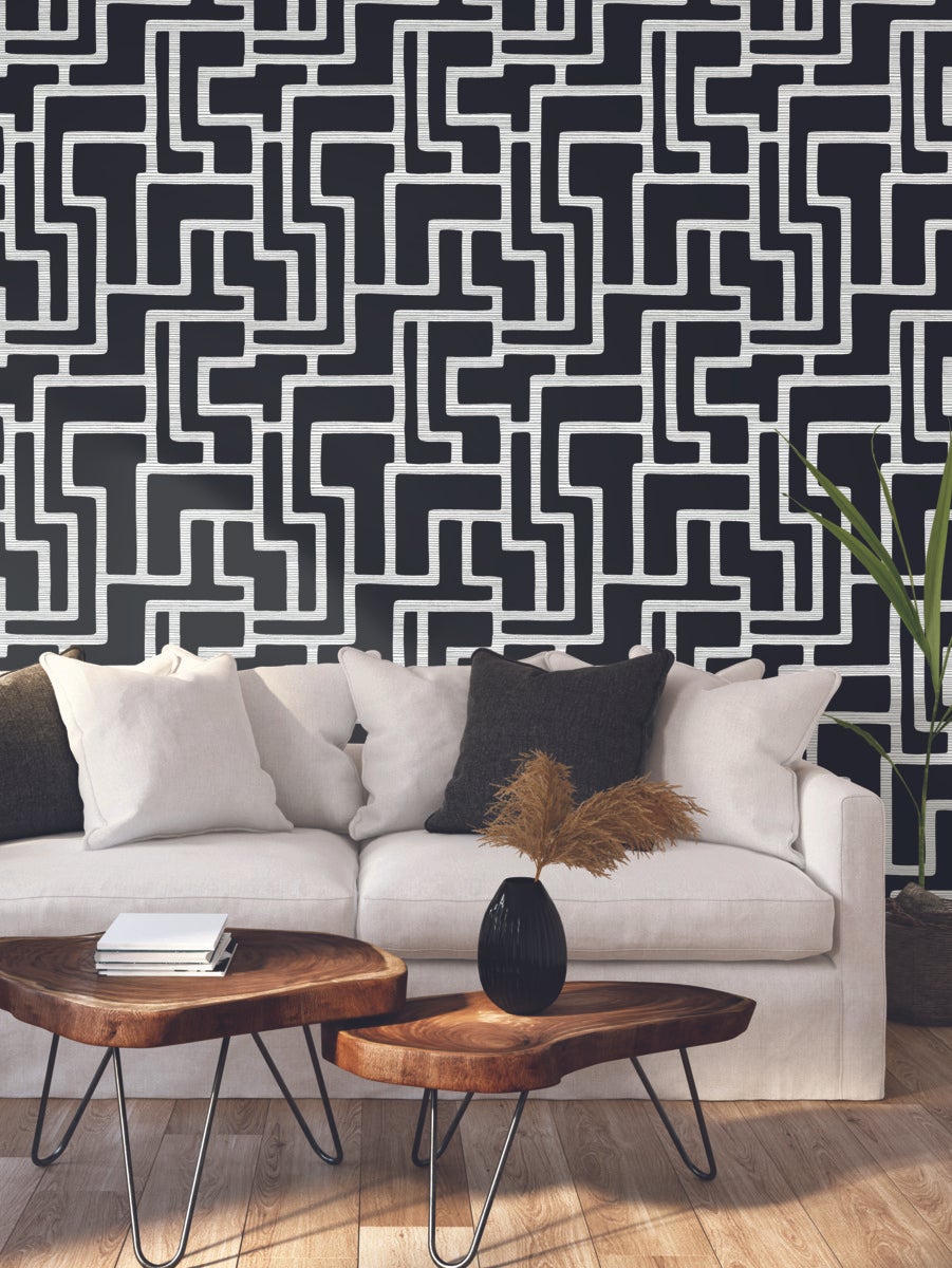 Graphic Polyomino Wallpaper