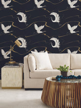 Load image into Gallery viewer, Soaring Cranes Wallpaper