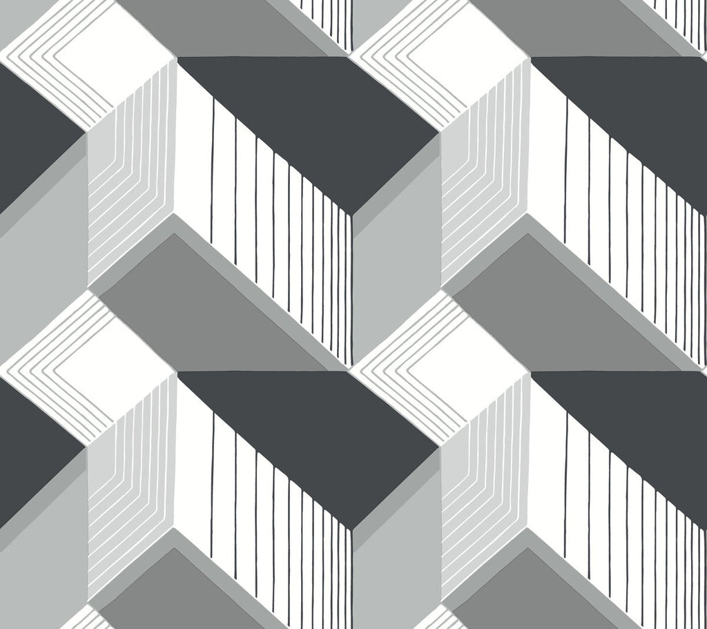 Black & White Resource Library, York Wallcoverings, York Wallpaper, SureStrip, Sure Strip, Removable Wallpaper, Temporary ...