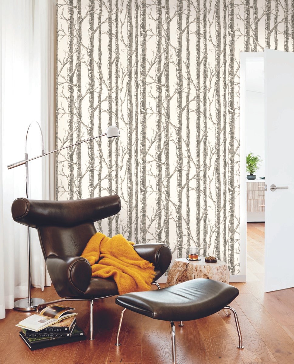 Paper Birch Wallpaper