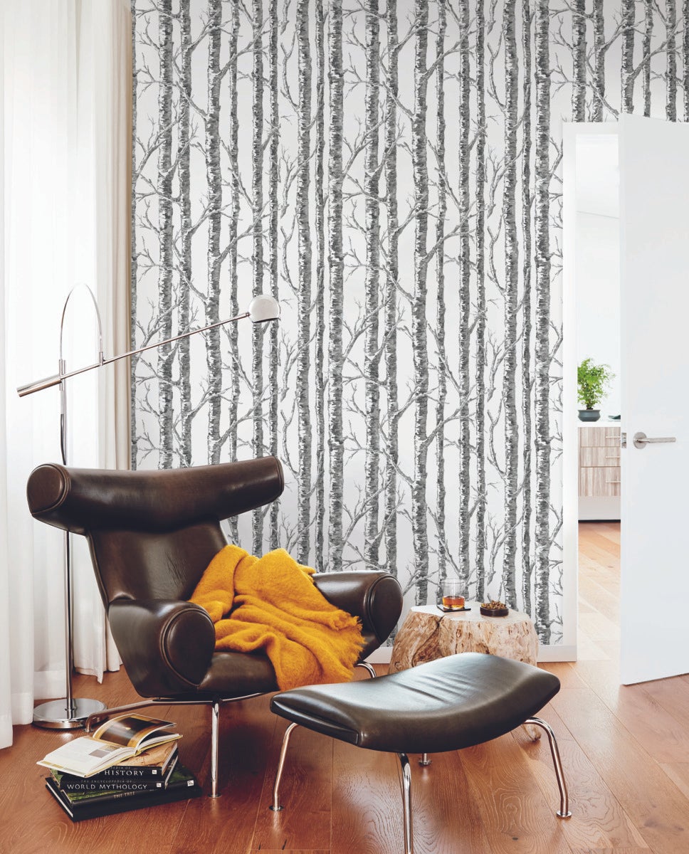 Paper Birch Wallpaper