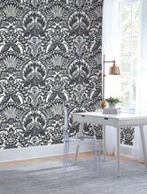 Load image into Gallery viewer, Egret Damask Wallpaper