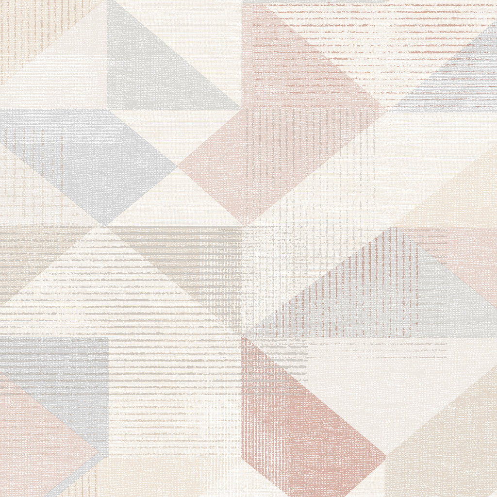 Silk Screen Geometric Wallpaper