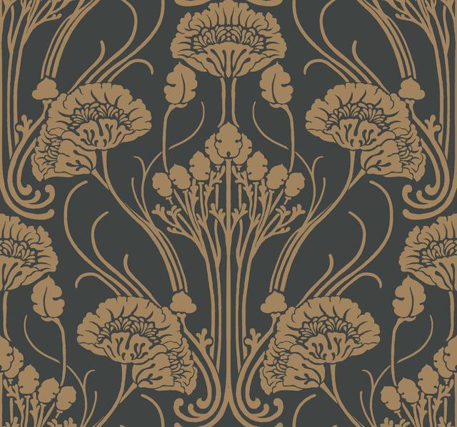 Nouveau Damask Wallpaper