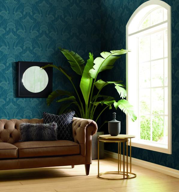 Nouveau Damask Wallpaper