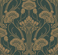 Nouveau Damask Wallpaper