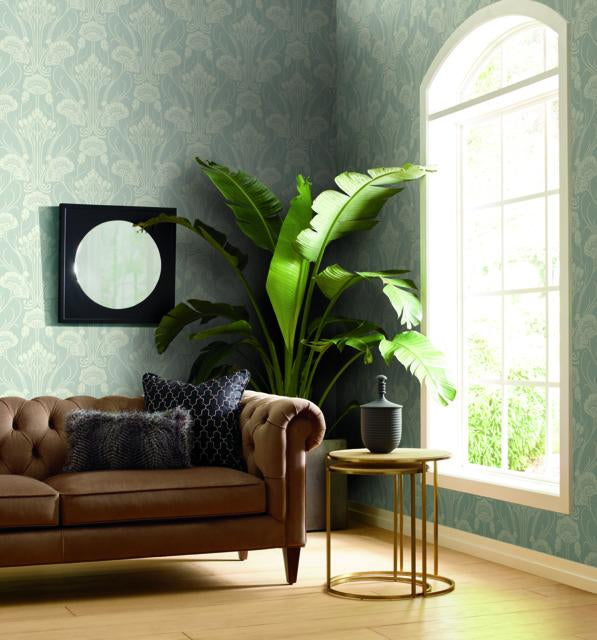 Nouveau Damask Wallpaper