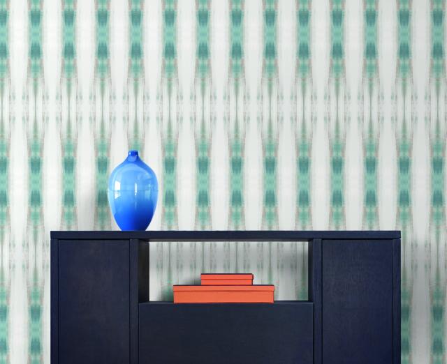 Beneath Textile Wallpaper Panels