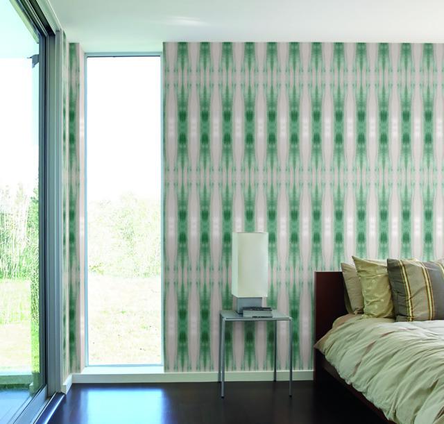 Beneath Textile Wallpaper Panels