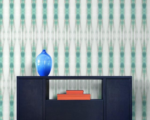 Beneath Textile Wallpaper Panels