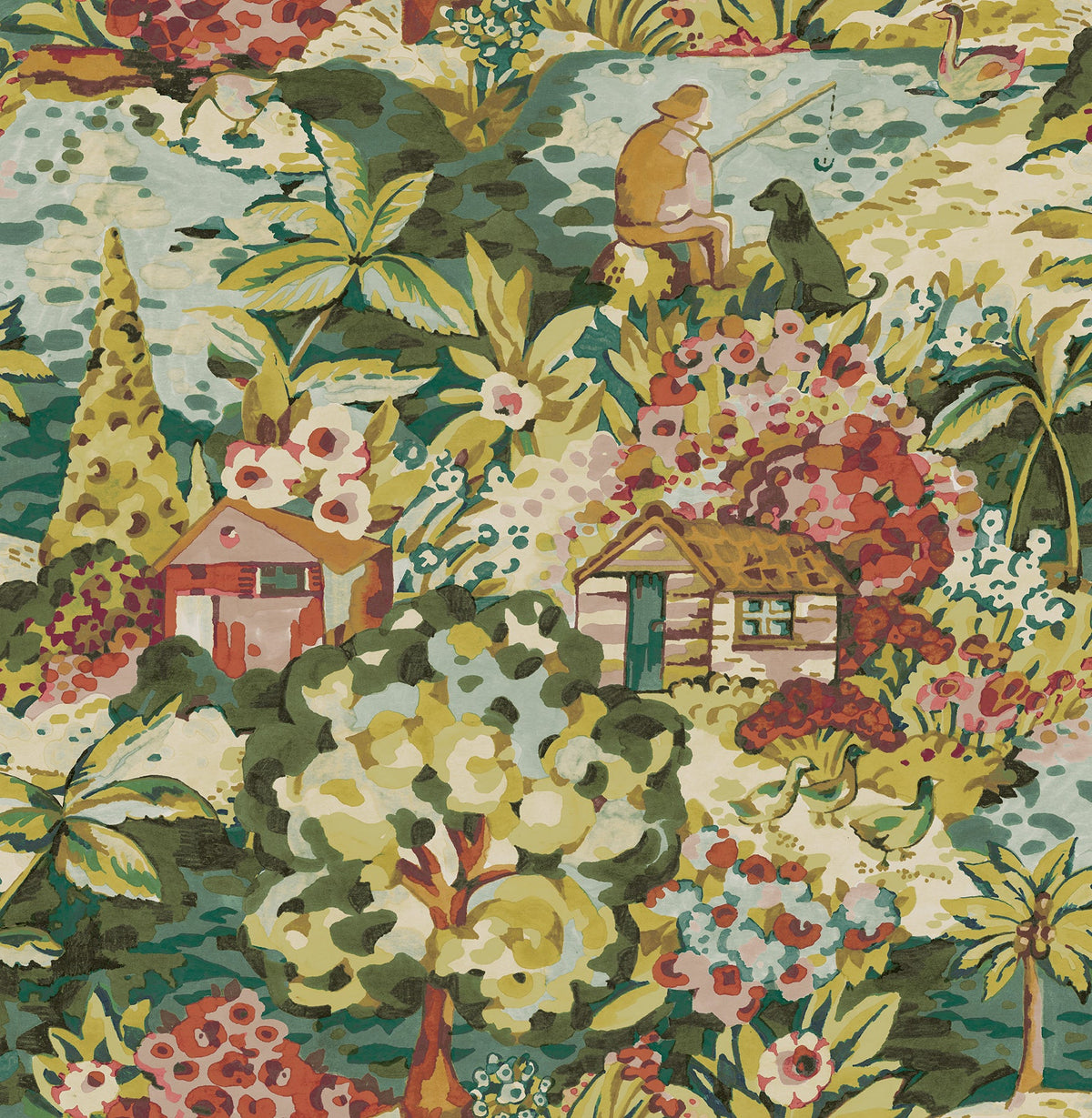 Whimsical, Flowers, Botanical, Vinyl