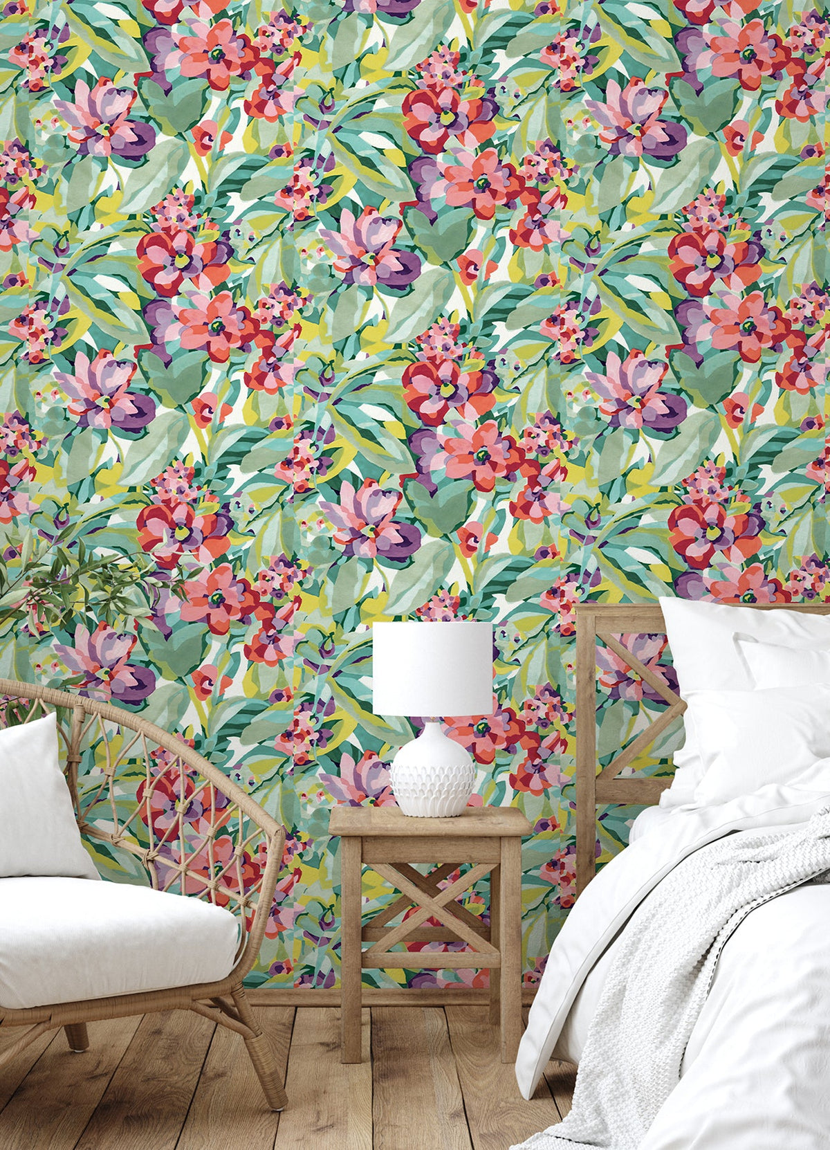Belles Fleurs Peel & Stick Wallpaper