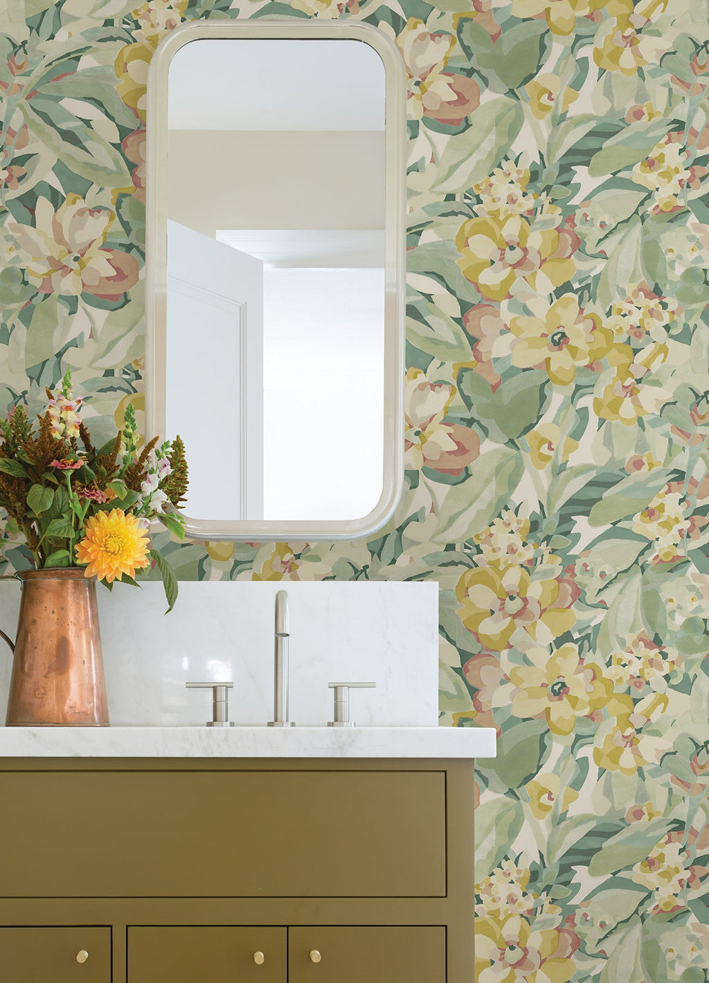 Belles Fleurs Peel & Stick Wallpaper