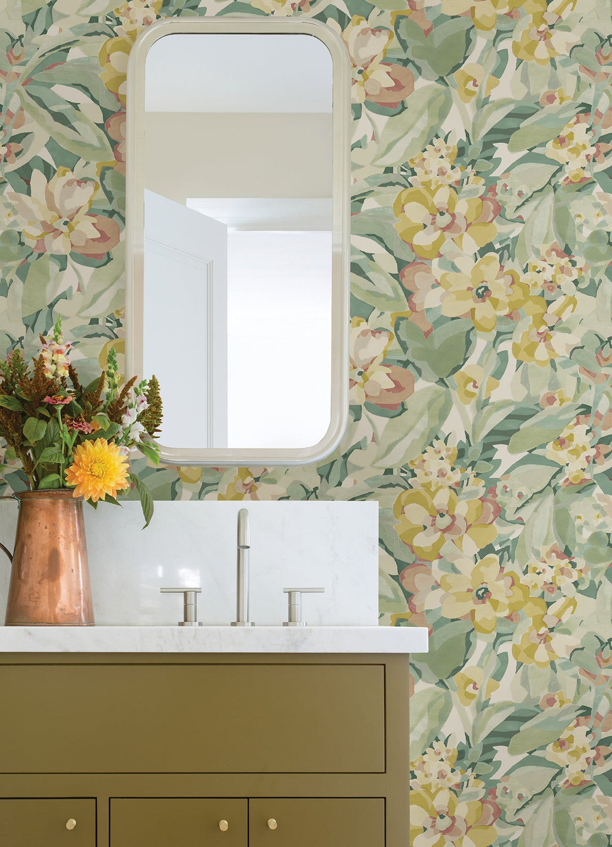 Belles Fleurs Peel & Stick Wallpaper