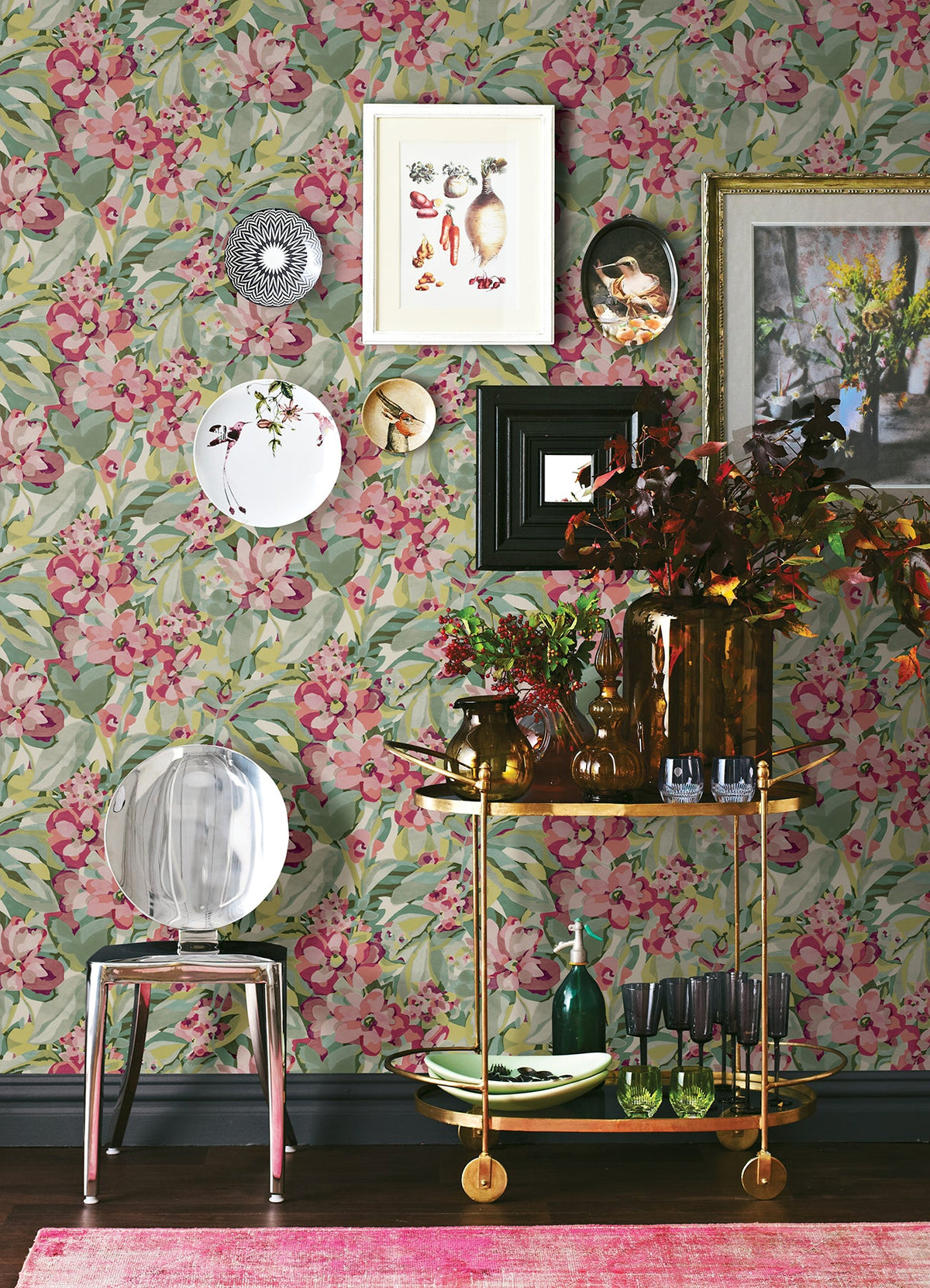 Belles Fleurs Peel & Stick Wallpaper