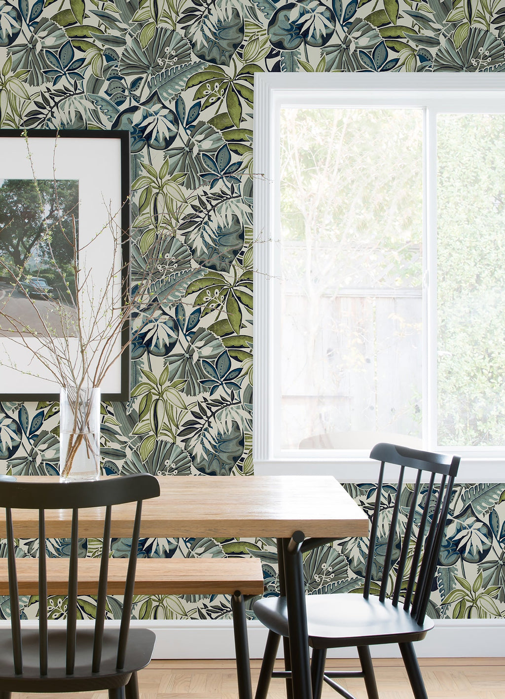 Feuilles Peel & Stick Wallpaper