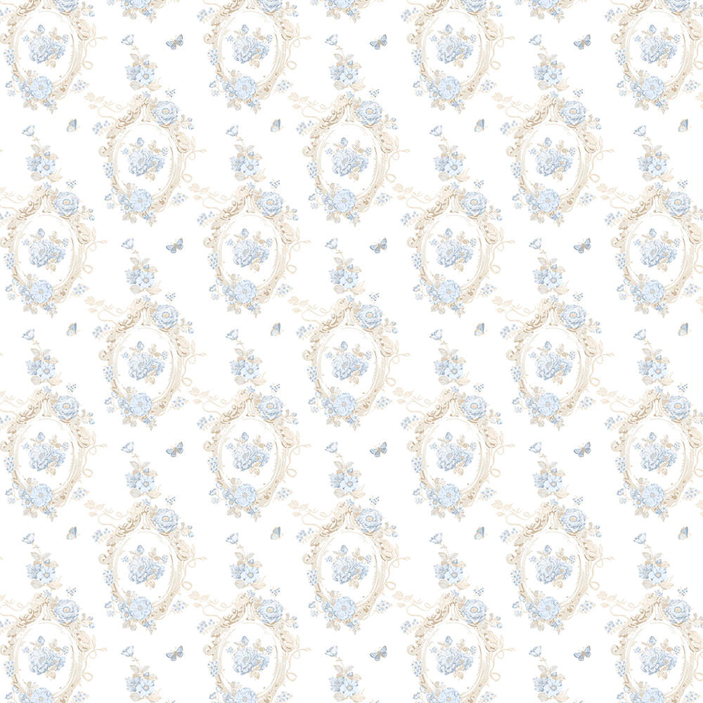wallpaper, wallpapers, floral, flowers, leaves, butterflies, medallion, vines, cameo