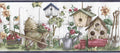 Birdhouse Wall Border. Cl76402n