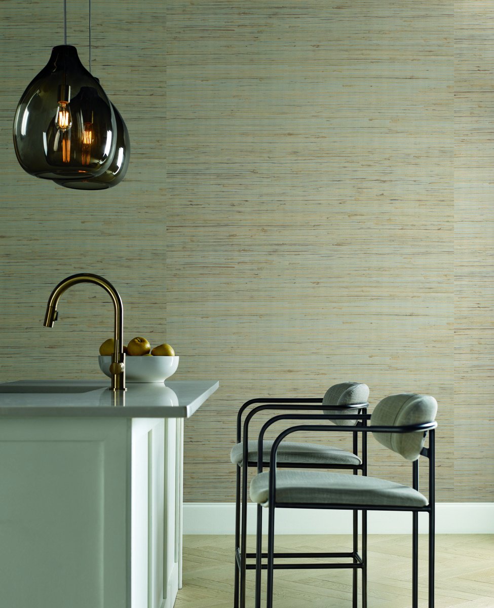 Metallic Jute Wallpaper