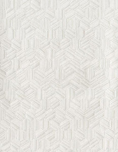 Wallpaper, Candice Olson, Moonstruck, White/Off Whites, Geometrics, Fabric-Backed Vinyl, Unpasted