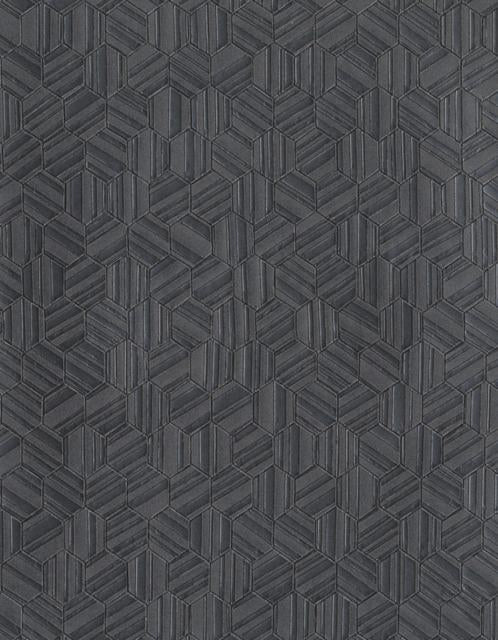 Wallpaper, Candice Olson, Moonstruck, Blacks, Geometrics, Fabric-Backed Vinyl, Unpasted