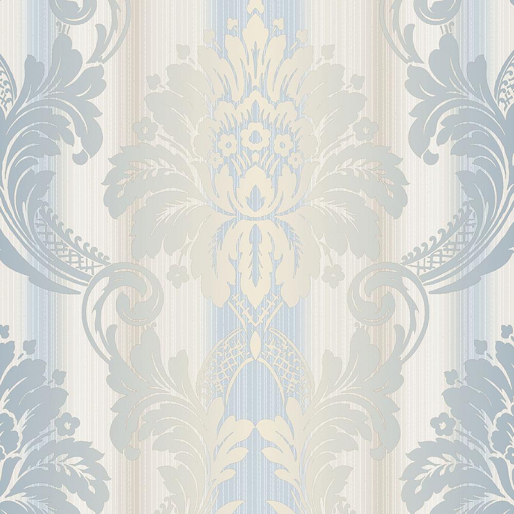 String Damask Wallpaper