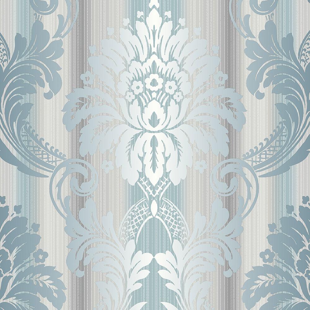 String Damask Wallpaper