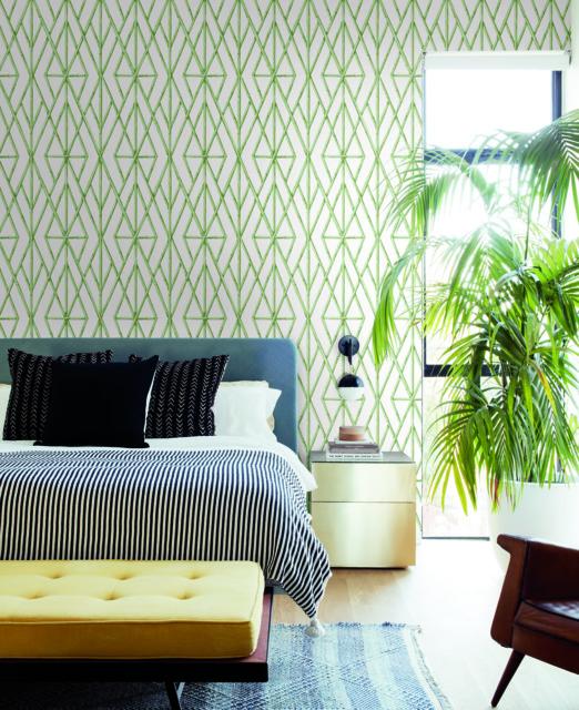 Riviera Bamboo Trellis Wallpaper