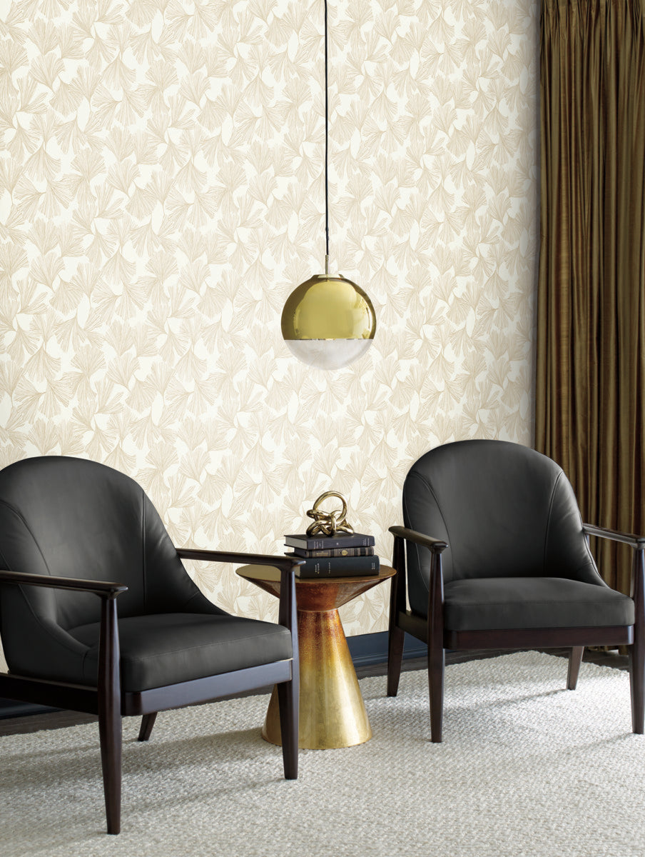 Ginkgo Toss Wallpaper