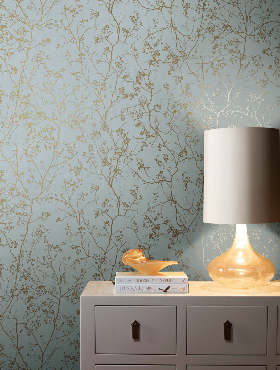 Luminous Branches Wallpaper