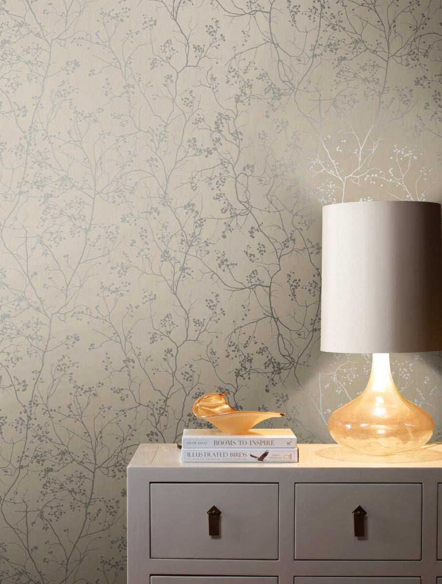 Luminous Branches Wallpaper