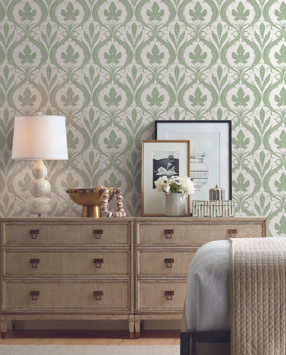 Adirondack Damask Wallpaper