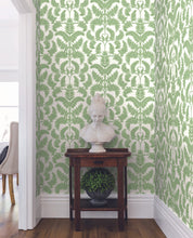 Load image into Gallery viewer, Royal Fern Damask Wallpaper