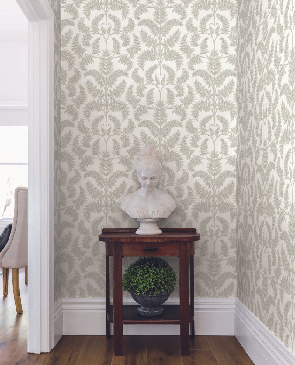 Royal Fern Damask Wallpaper
