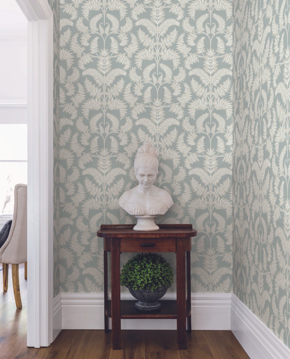 Royal Fern Damask Wallpaper