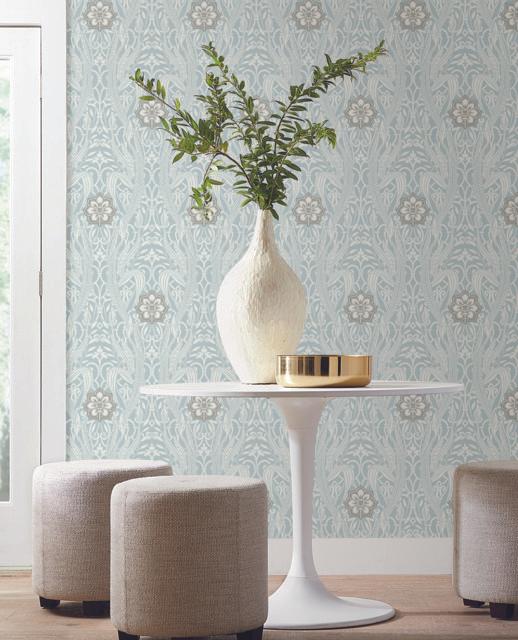Gatsby Damask Wallpaper